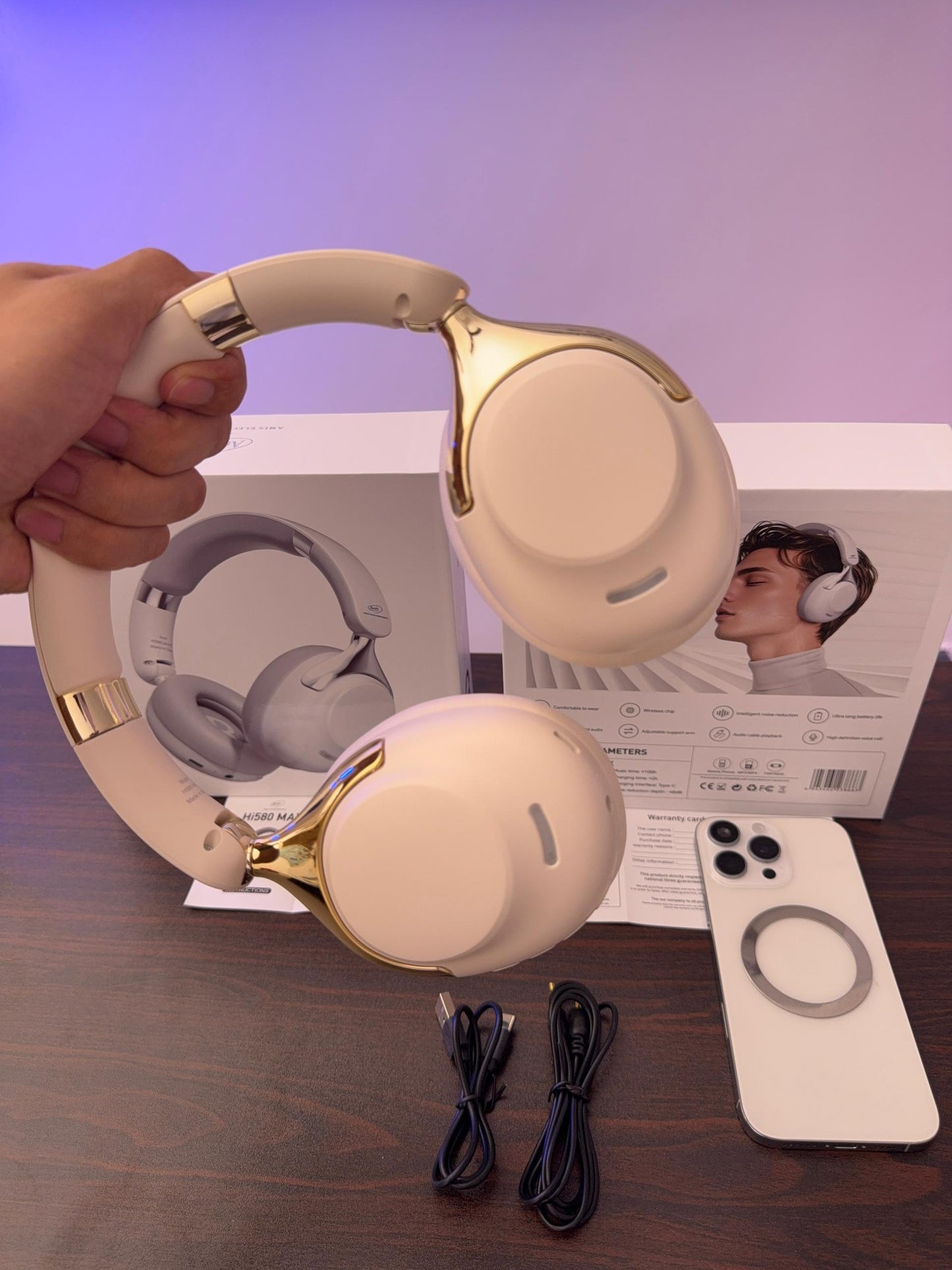 Casque Sans Fil Bluetooth 5.3 – Son Stéréo Haute Qualité & Confort Premium